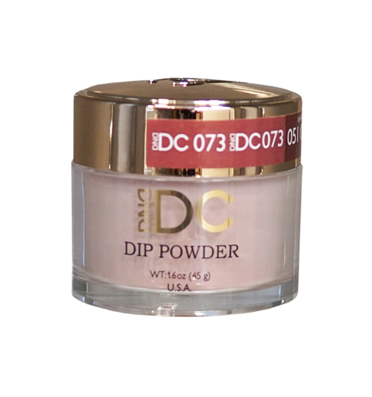 DND DC Dip Powder - 073 Dusty Coral - 1.6oz jar