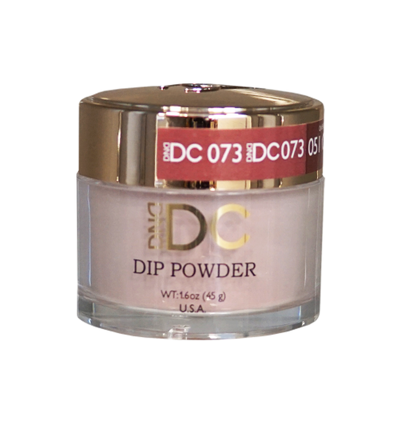 DND DC Dip Powder - 073 Dusty Coral - 1.6oz jar