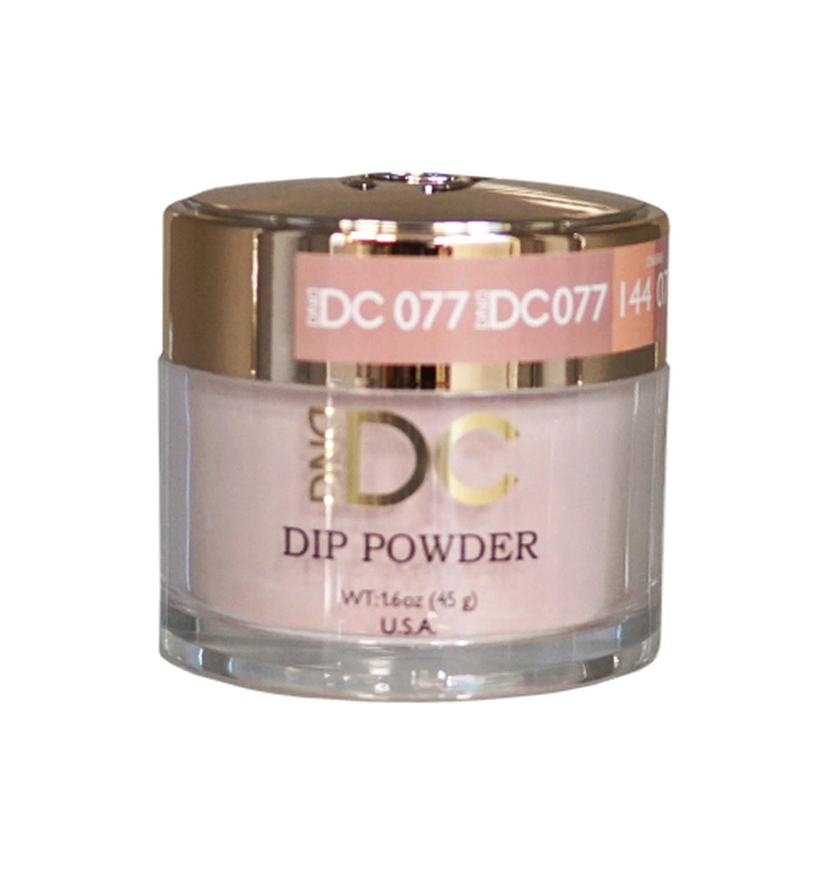 DND DC Dip Powder - 077 Straberry Latte - 1.6oz jar