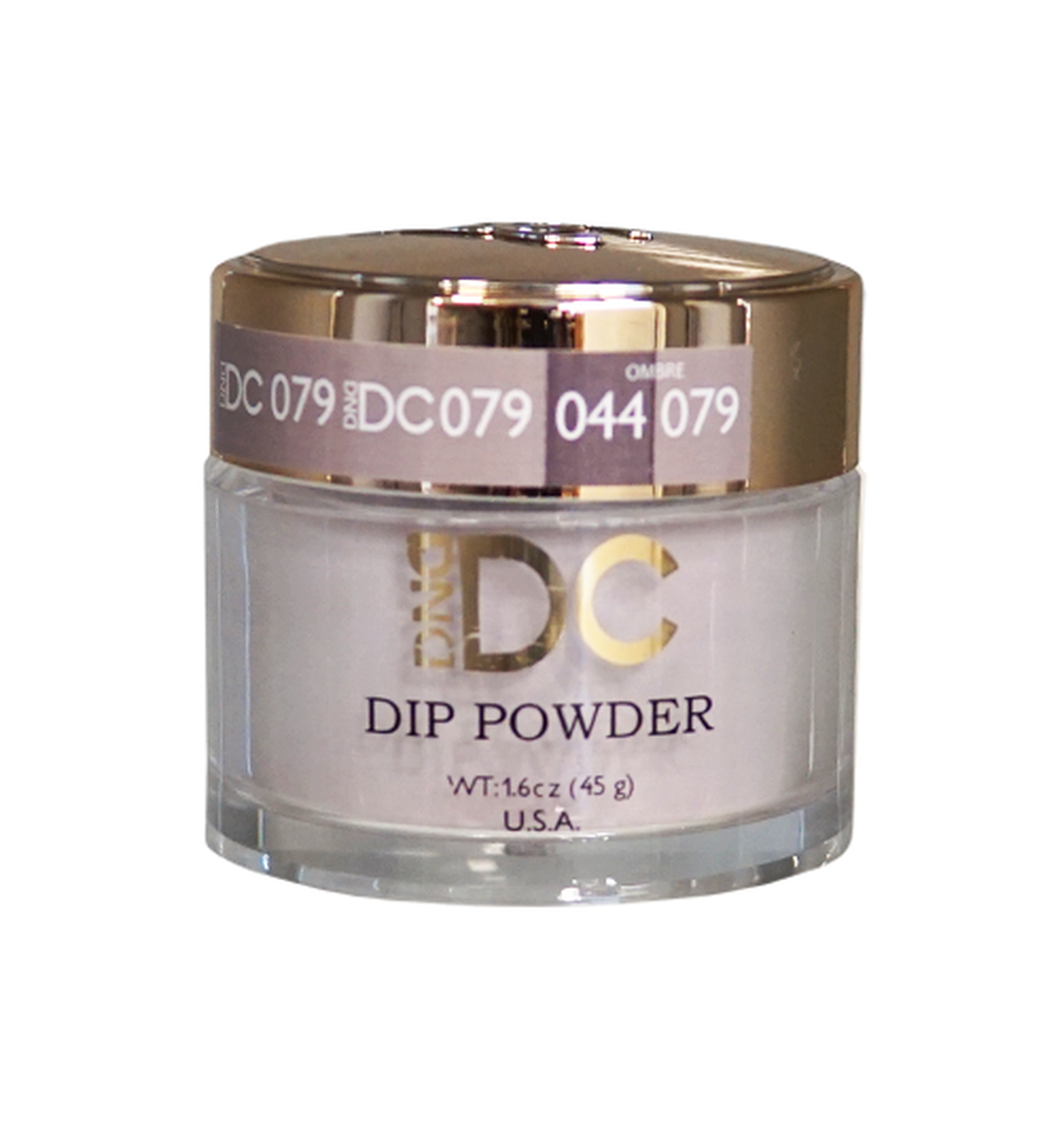 DND DC Dip Powder - 079 Lead Gray - 1.6oz jar