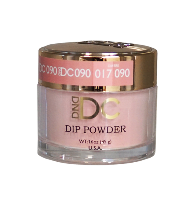 DND DC Dip Powder - 090 Ash Rose - 1.6oz jar