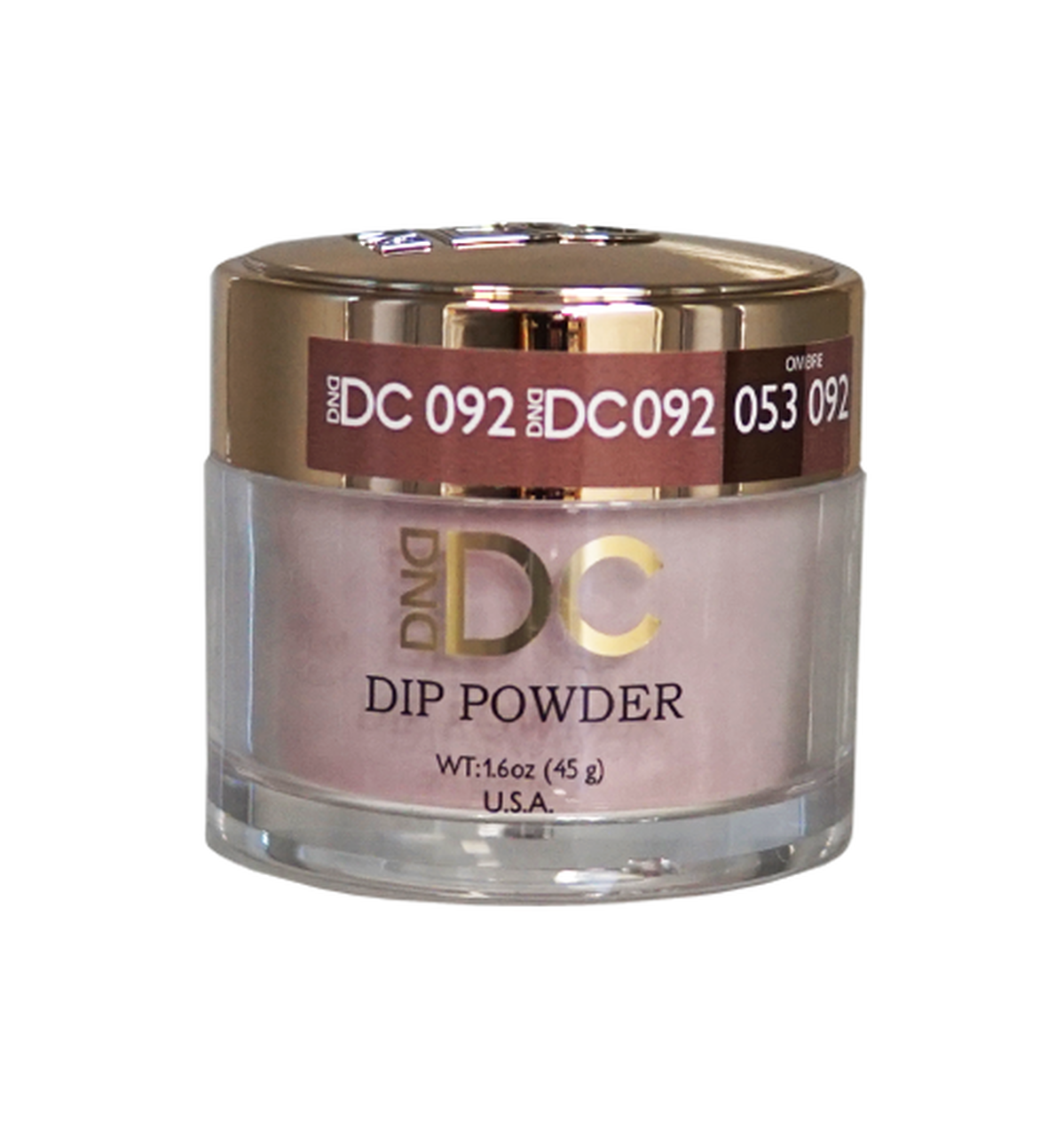 DND DC Dip Powder - 092 Russet Tan - 1.6oz jar