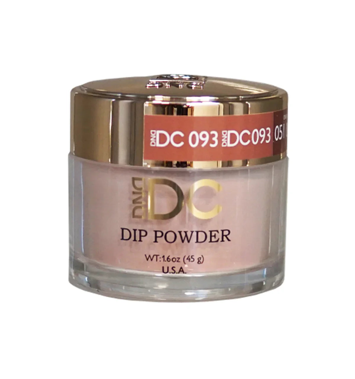 DND DC Dip Powder - 093 Light Fawn - 1.6oz jar