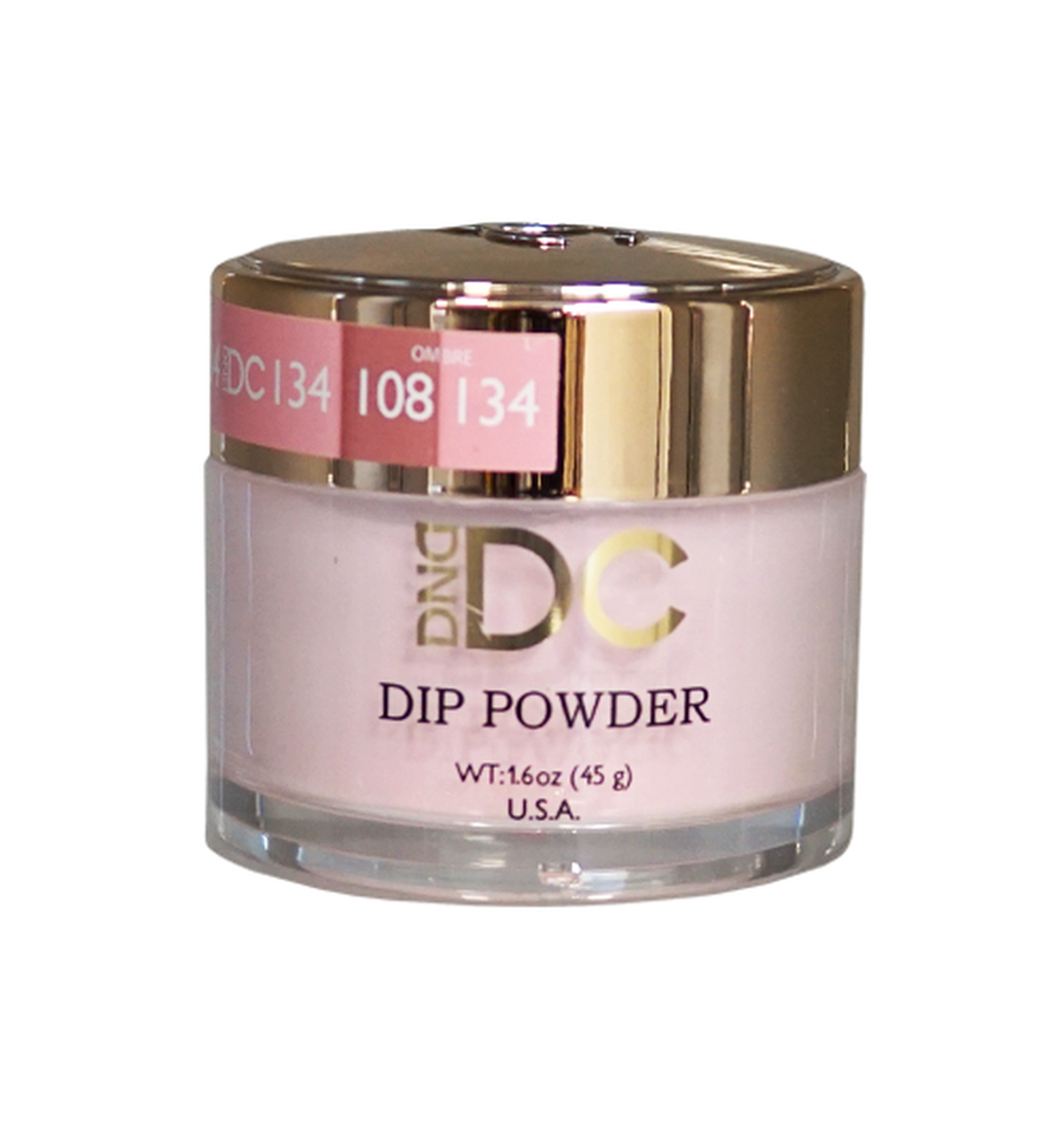 DND DC Dip Powder - 134 Easy Pink - 1.6oz jar