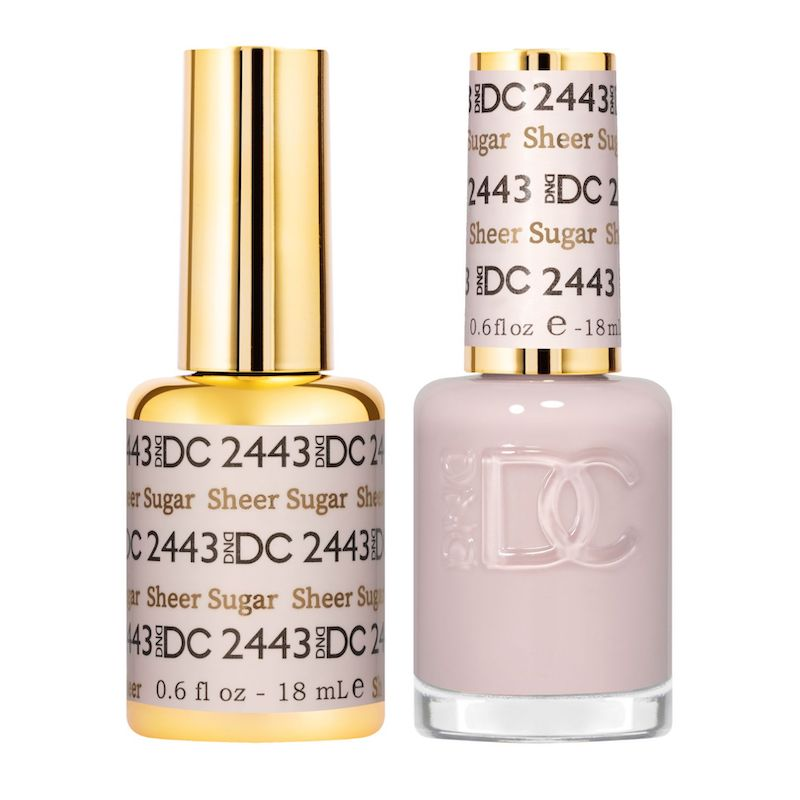 Dnd dc duo - 2443 sheer sugar - duo polish