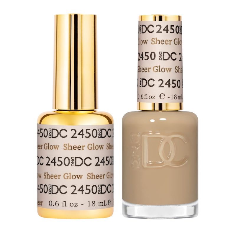 Dnd dc duo - 2450 sheer glow - duo polish