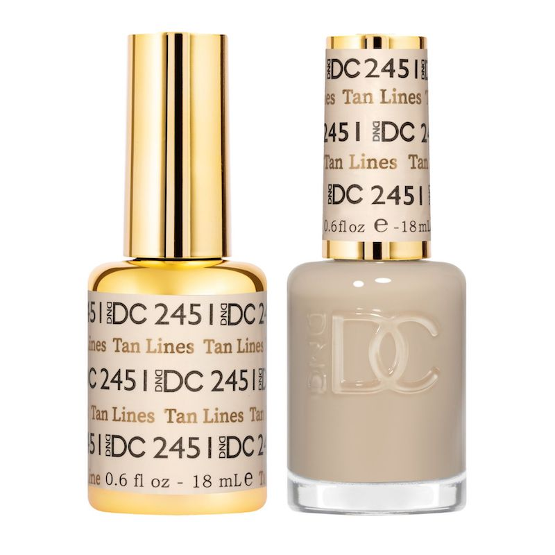 Dnd dc duo - 2451 tan lines - duo polish