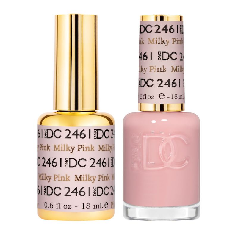 Dnd dc duo - 2461 milky pink - duo polish