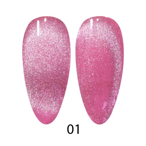 DND DC Gel - 9D Cat Eye - 01 Twilight Blush
