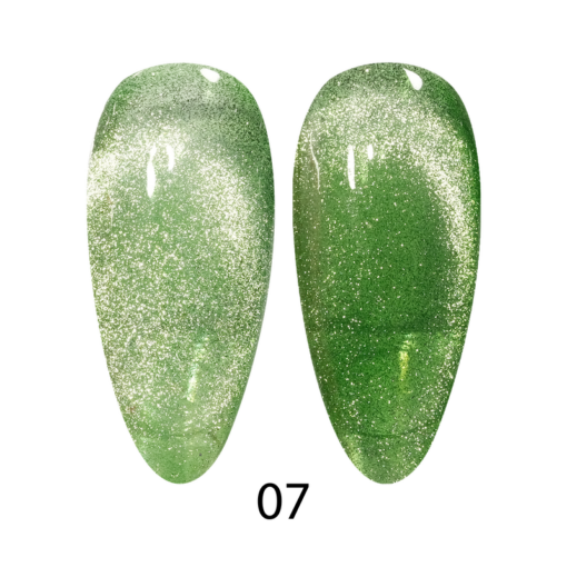 DND DC Gel - 9D Cat Eye - 07 Velvet Fern