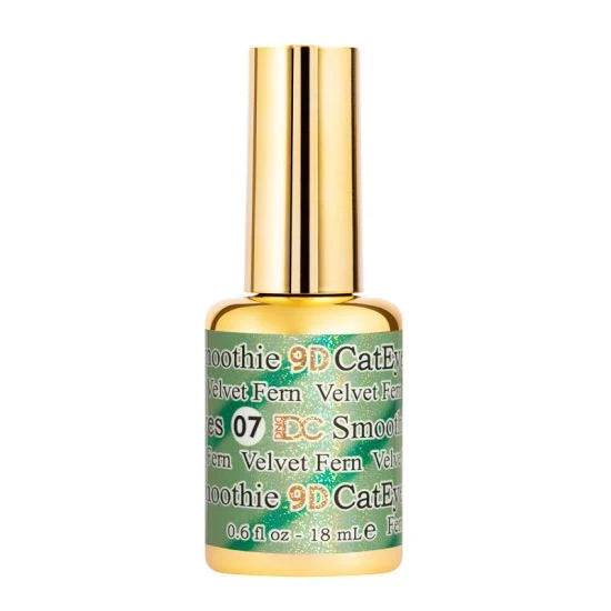 Dnd dc gel - 9d cat eye - 07 velvet fern - gel polish