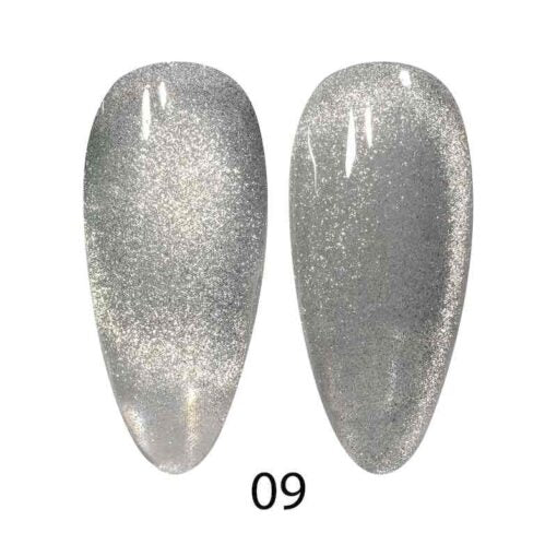 DND DC Gel - 9D Cat Eye - 09 Silver Lynx