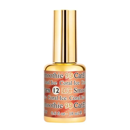 Dnd dc gel - 9d cat eye - 12 coral ice - gel polish