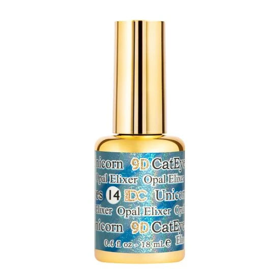 Dnd dc gel - 9d cat eye - 14 opal elixir - gel polish