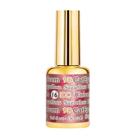Dnd dc gel - 9d cat eye - 16 sugar floss - gel polish