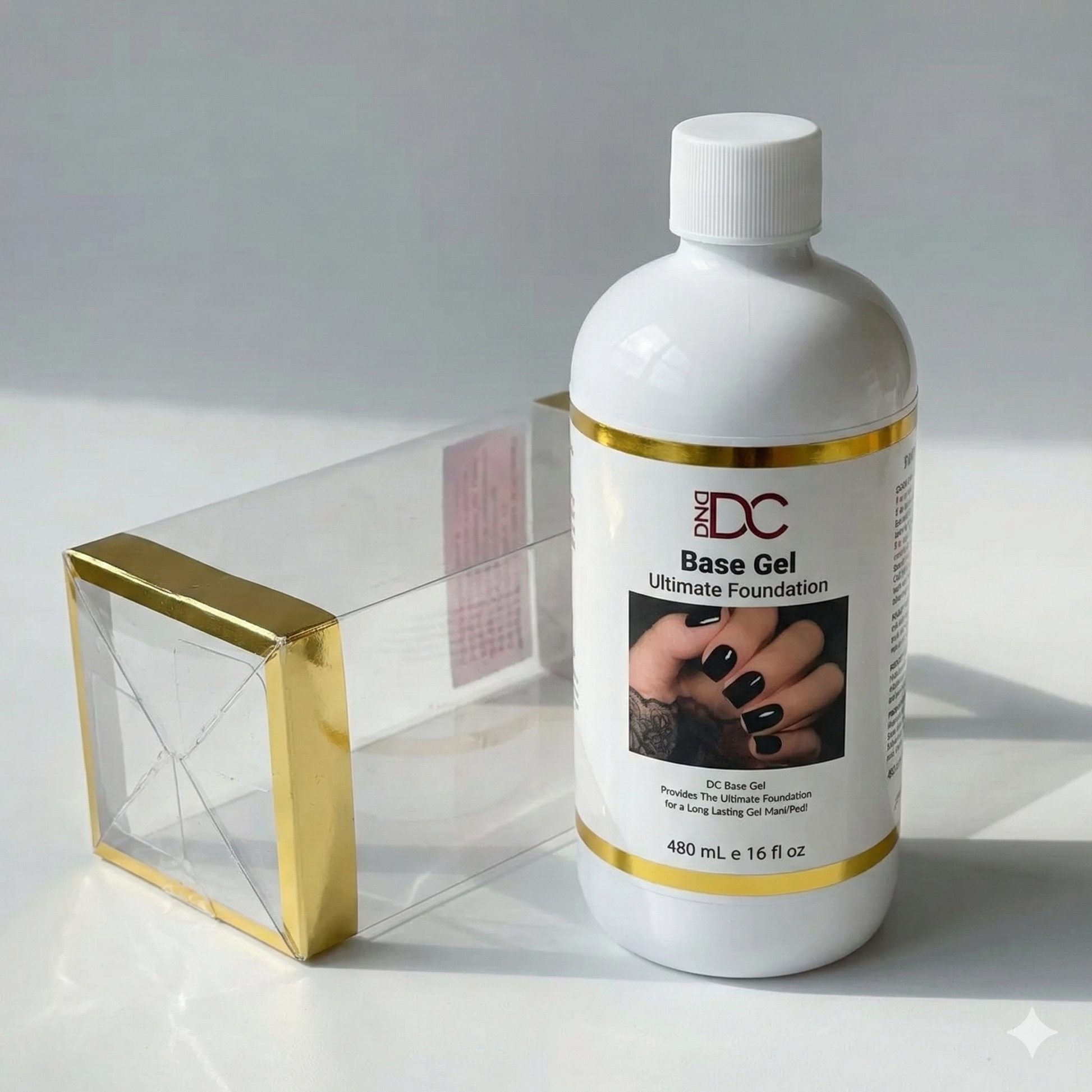 Dnd dc gel base ultimate foundation 16 oz - color chart