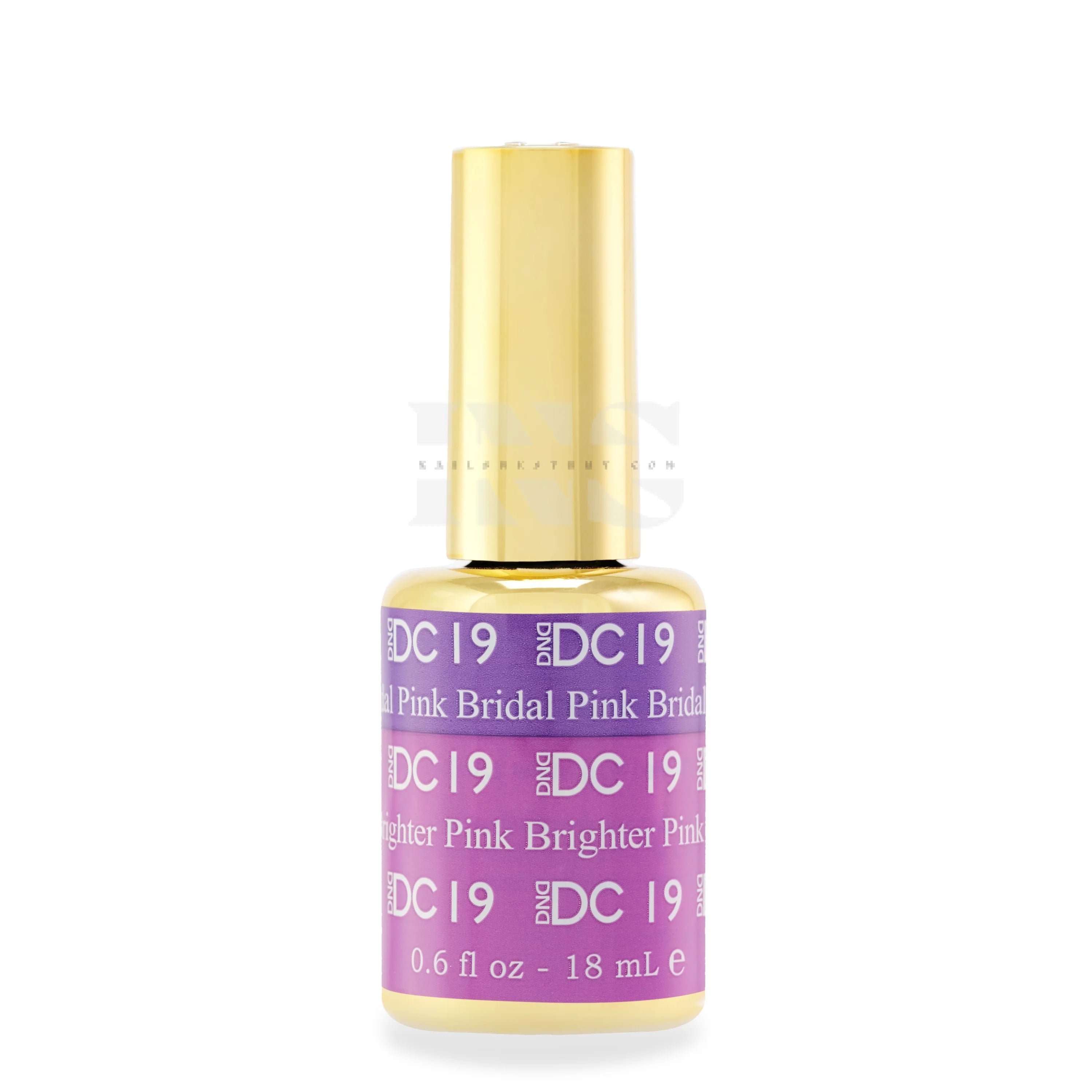 DND DC Gel - Mood Change - 19 Bridal Pink To Brighter Pink