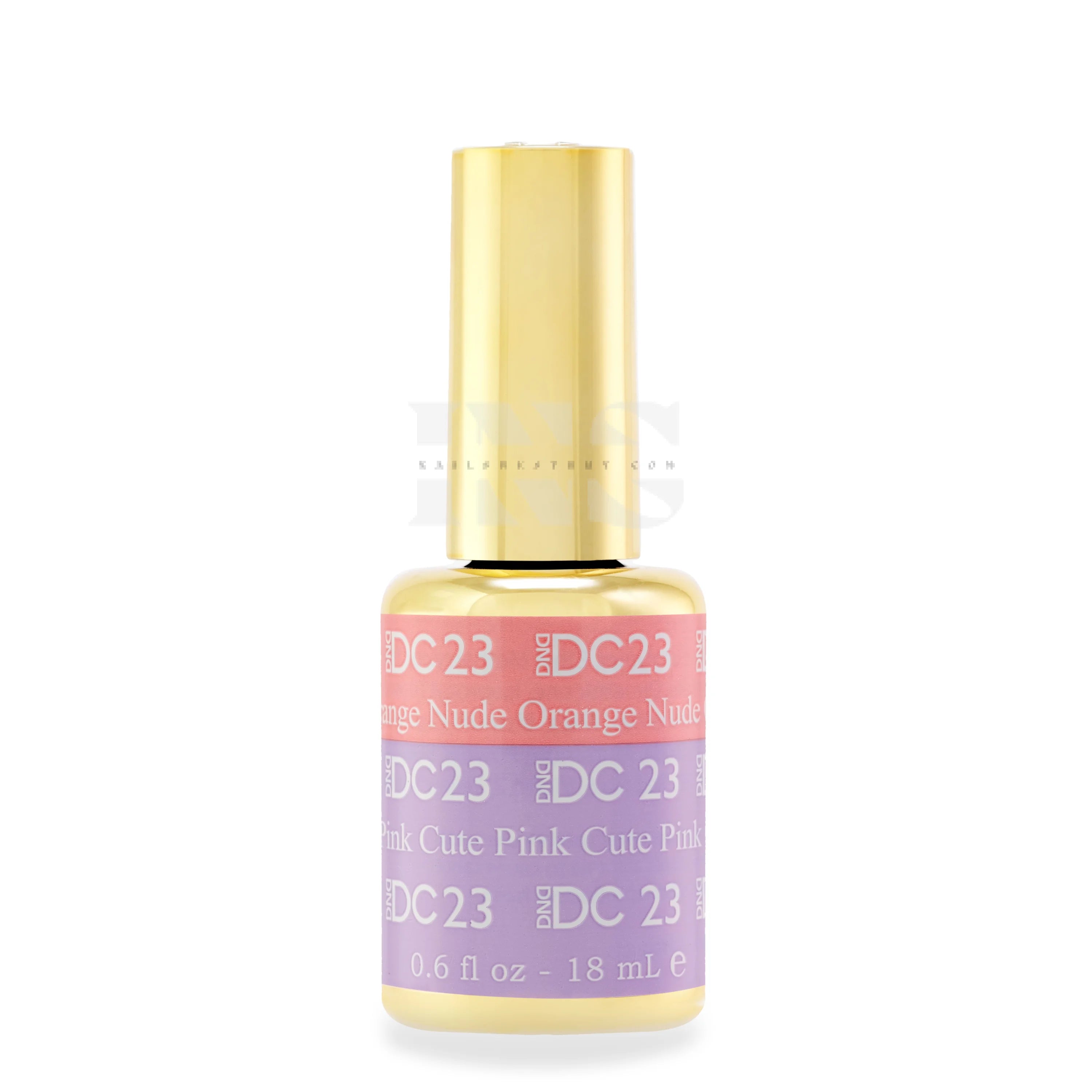 DND DC Gel - Mood Change - 23 Orange Nude To Cute Pink