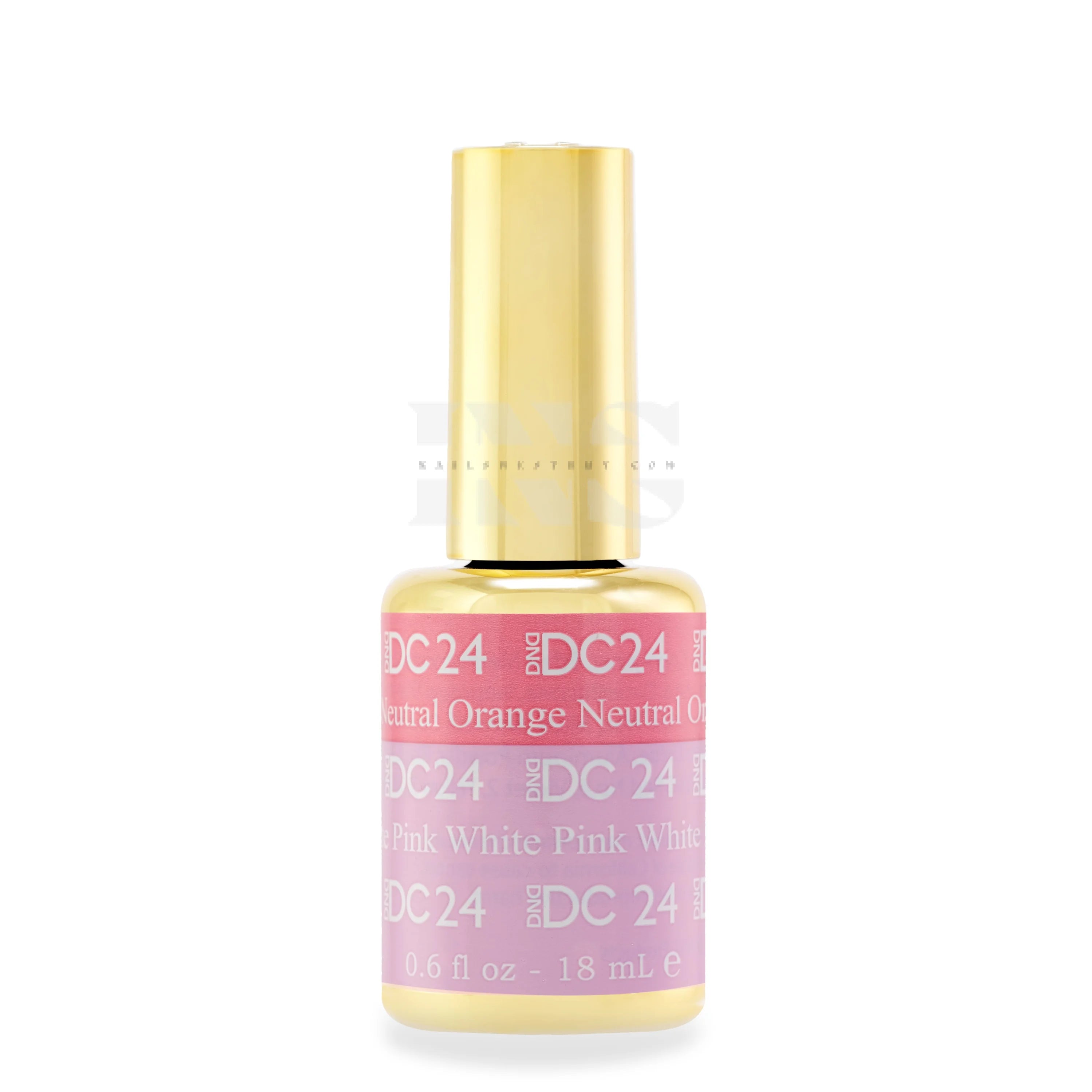 DND DC Gel - Mood Change - 24 Neutral Orange To White Pink