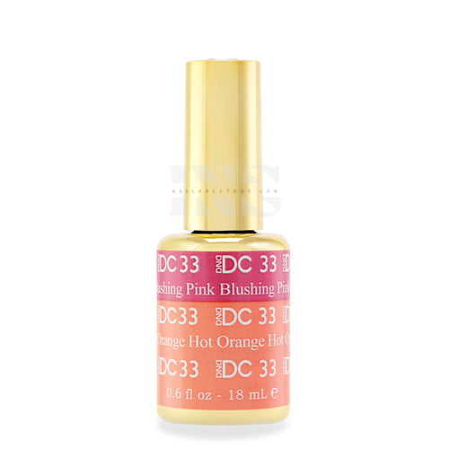 DND DC Gel - Mood Change - 33 Blushing Pink To Hot Orange