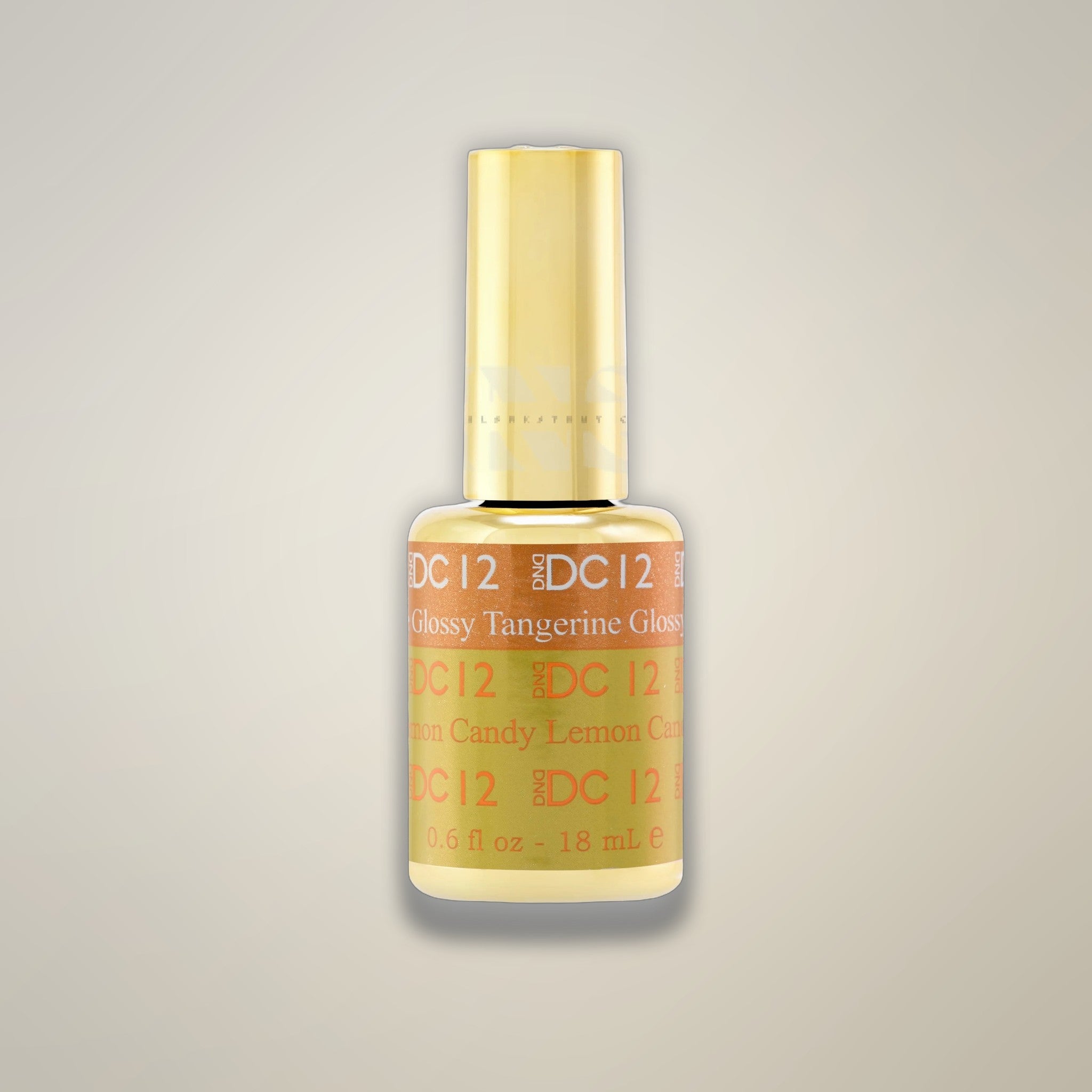 DND DC Gel - Mood Change - 12 Glossy Tangerine To Lemon Candy