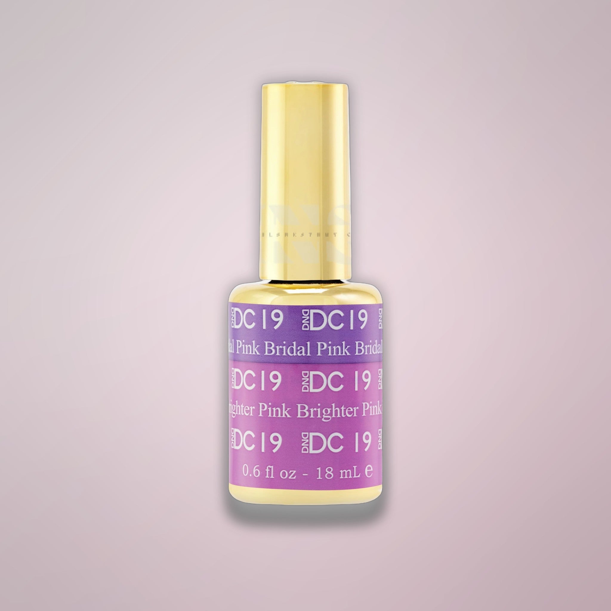 DND DC Gel - Mood Change - 19 Bridal Pink To Brighter Pink