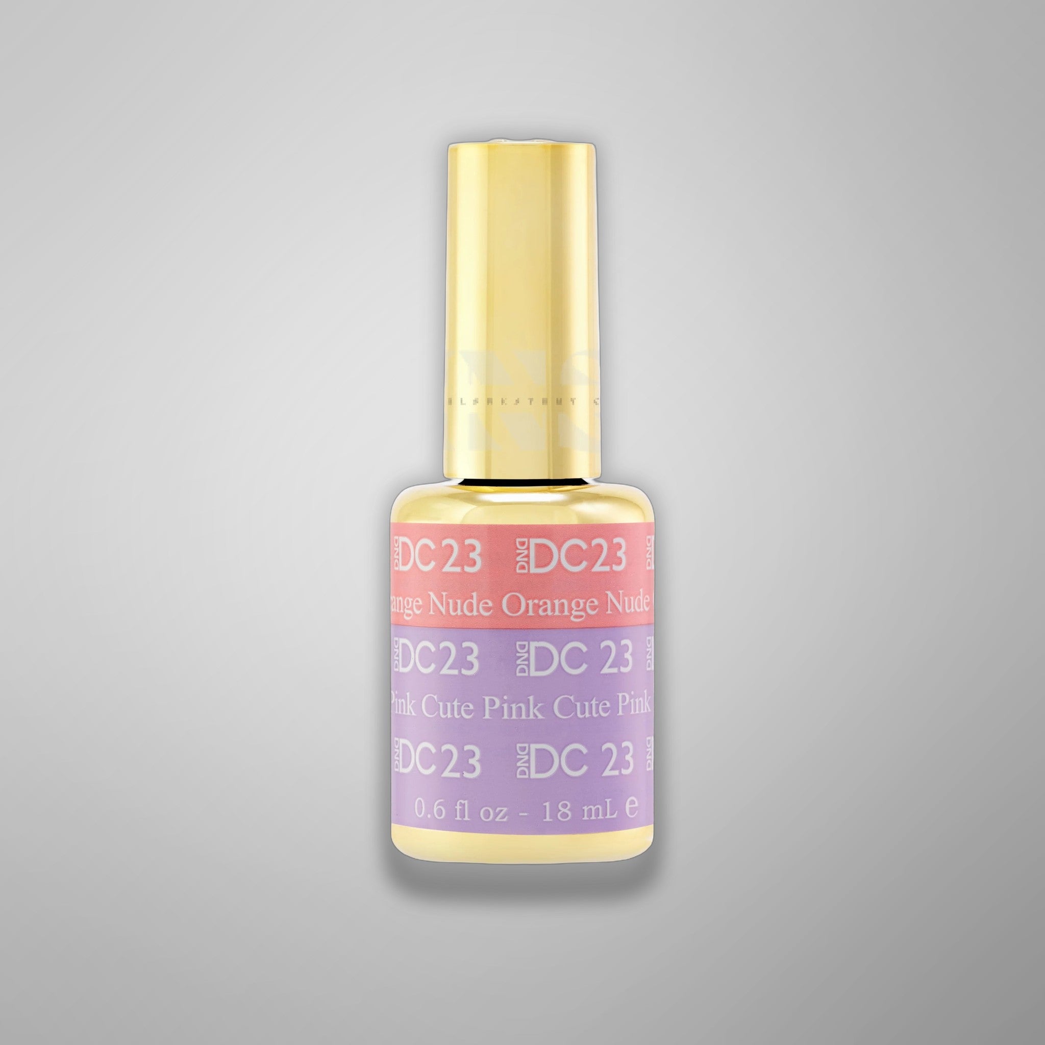 DND DC Gel - Mood Change - 23 Orange Nude To Cute Pink