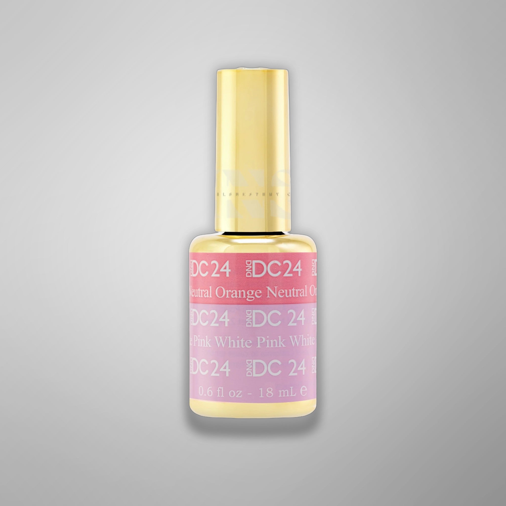 DND DC Gel - Mood Change - 24 Neutral Orange To White Pink