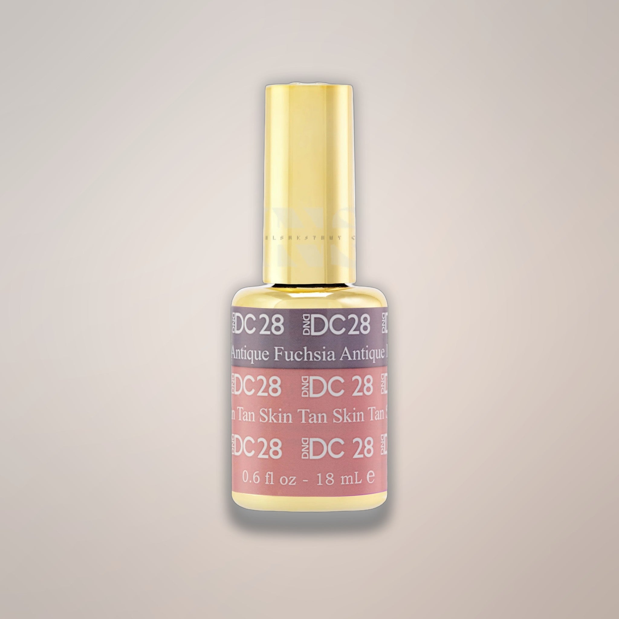 DND DC Gel - Mood Change - 28 Antique Fuchsia To Tan Skin