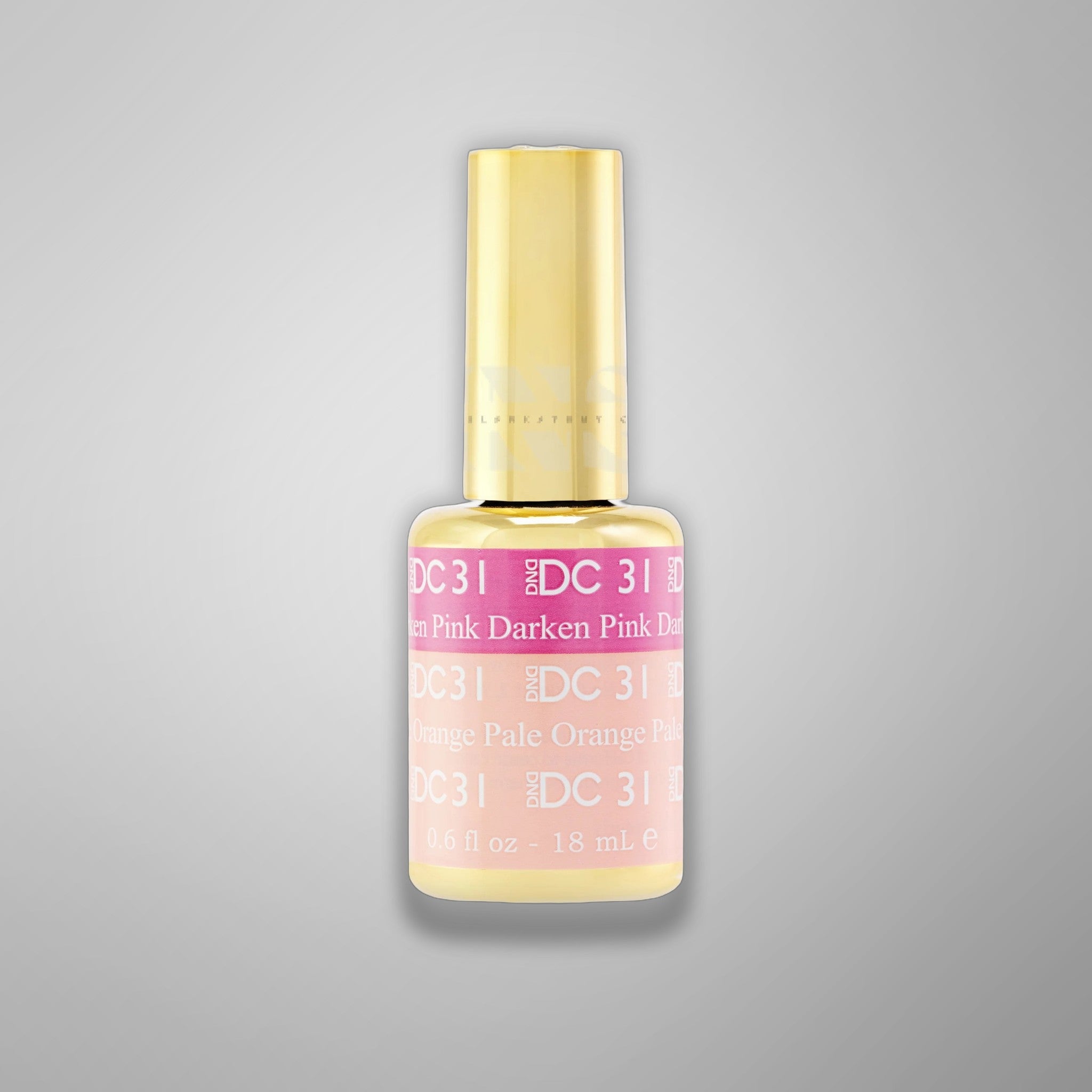DND DC Gel - Mood Change - 31 Darken Pink To Pale Orange