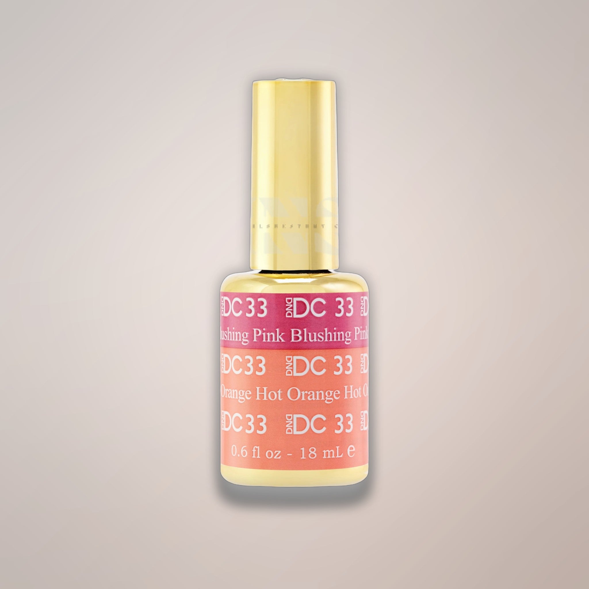 DND DC Gel - Mood Change - 33 Blushing Pink To Hot Orange