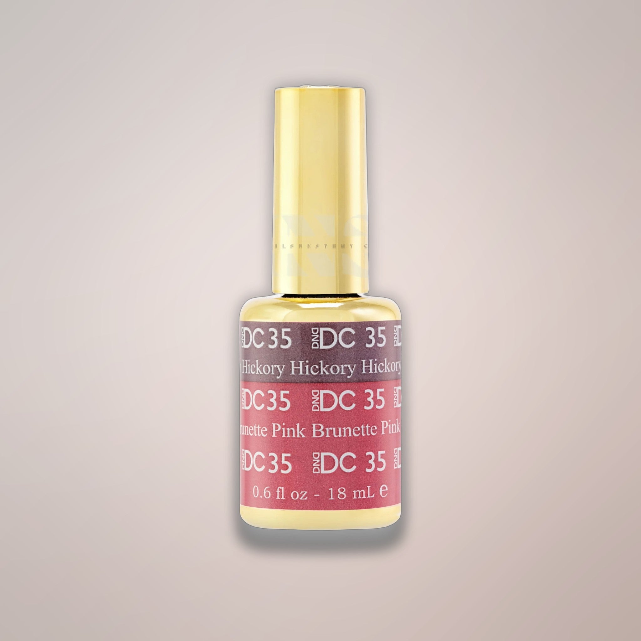 DND DC Gel - Mood Change - 35 Hickory To Brunette Pink