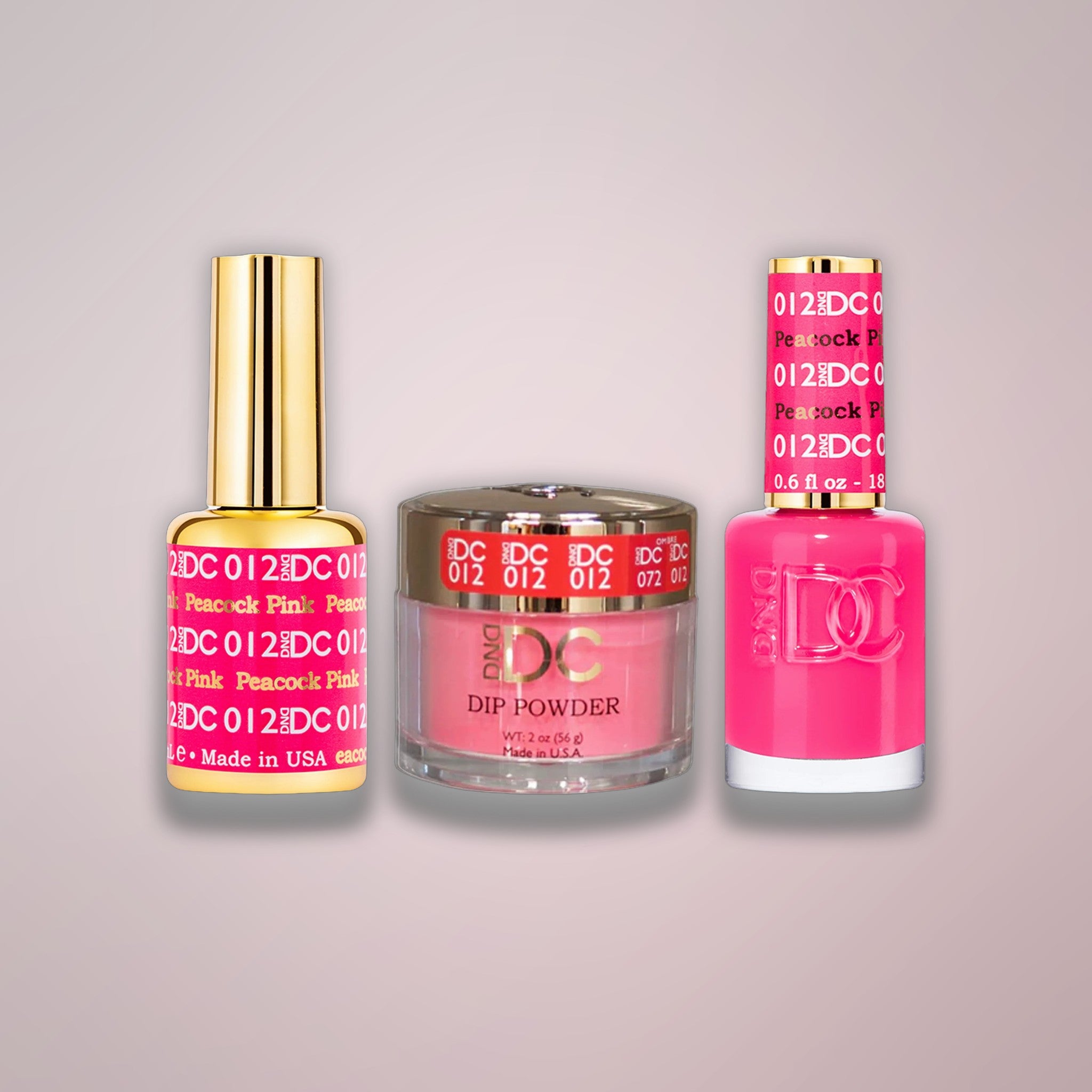 DND DC Trio 012 Peacock Pink