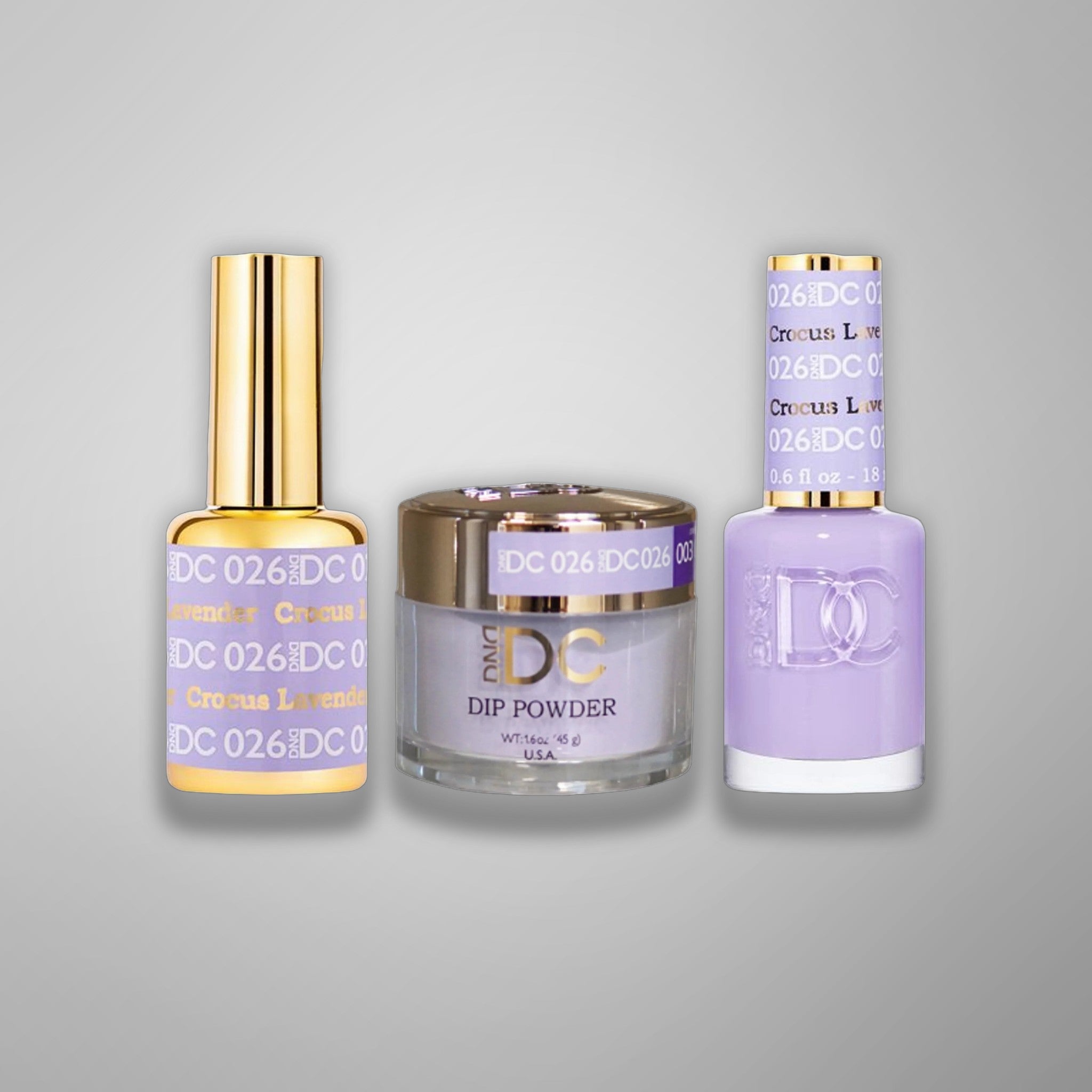 DND DC Trio 026 Crocus Lavender