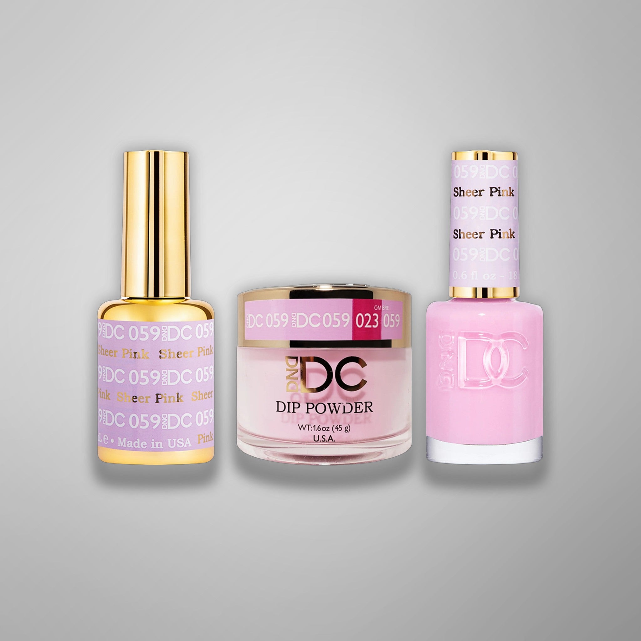 DND DC Trio 059 Sheer Pink