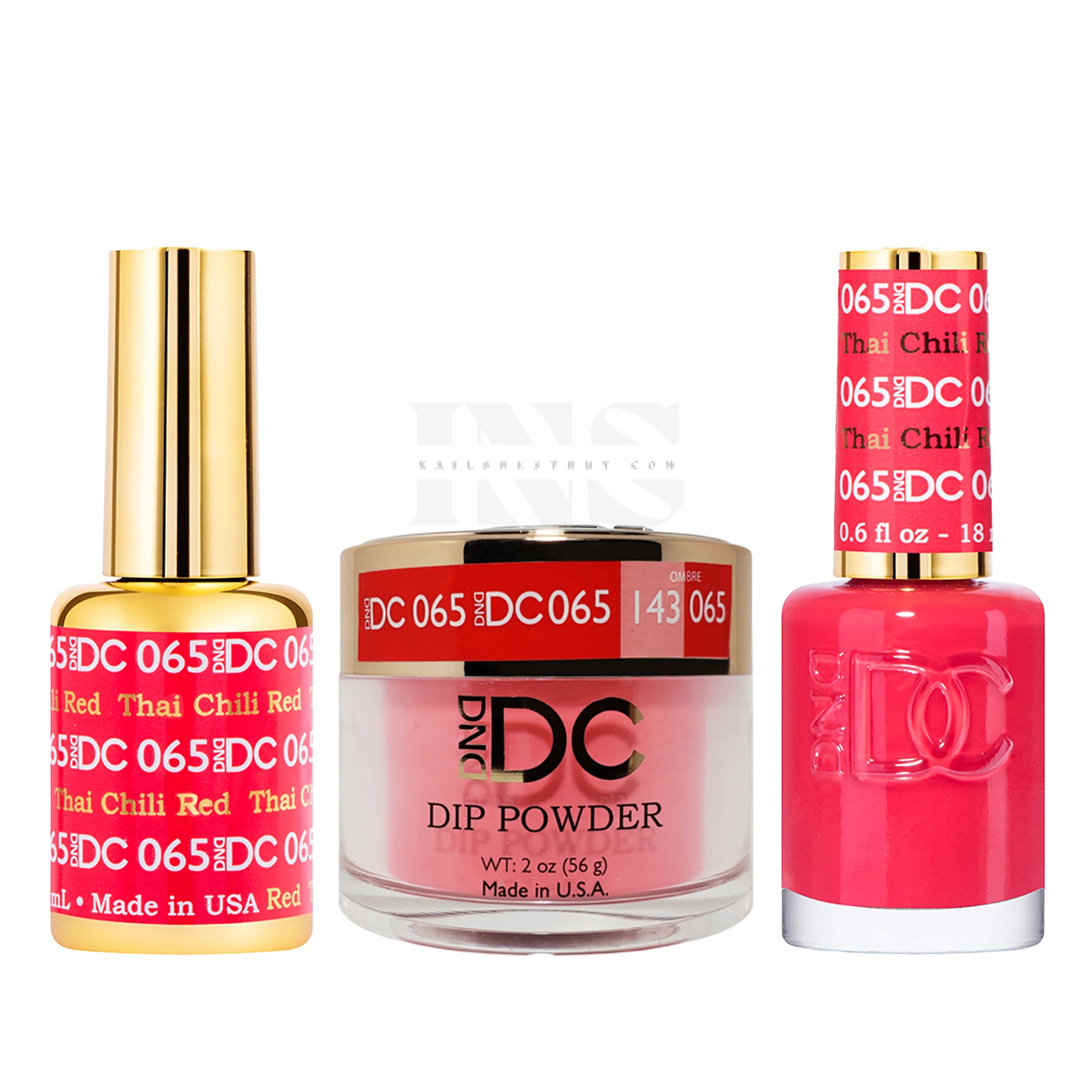 Dnd 065 Raspberry DND DC Trio 065 Thai Chili Red – iNAIL SUPPLY