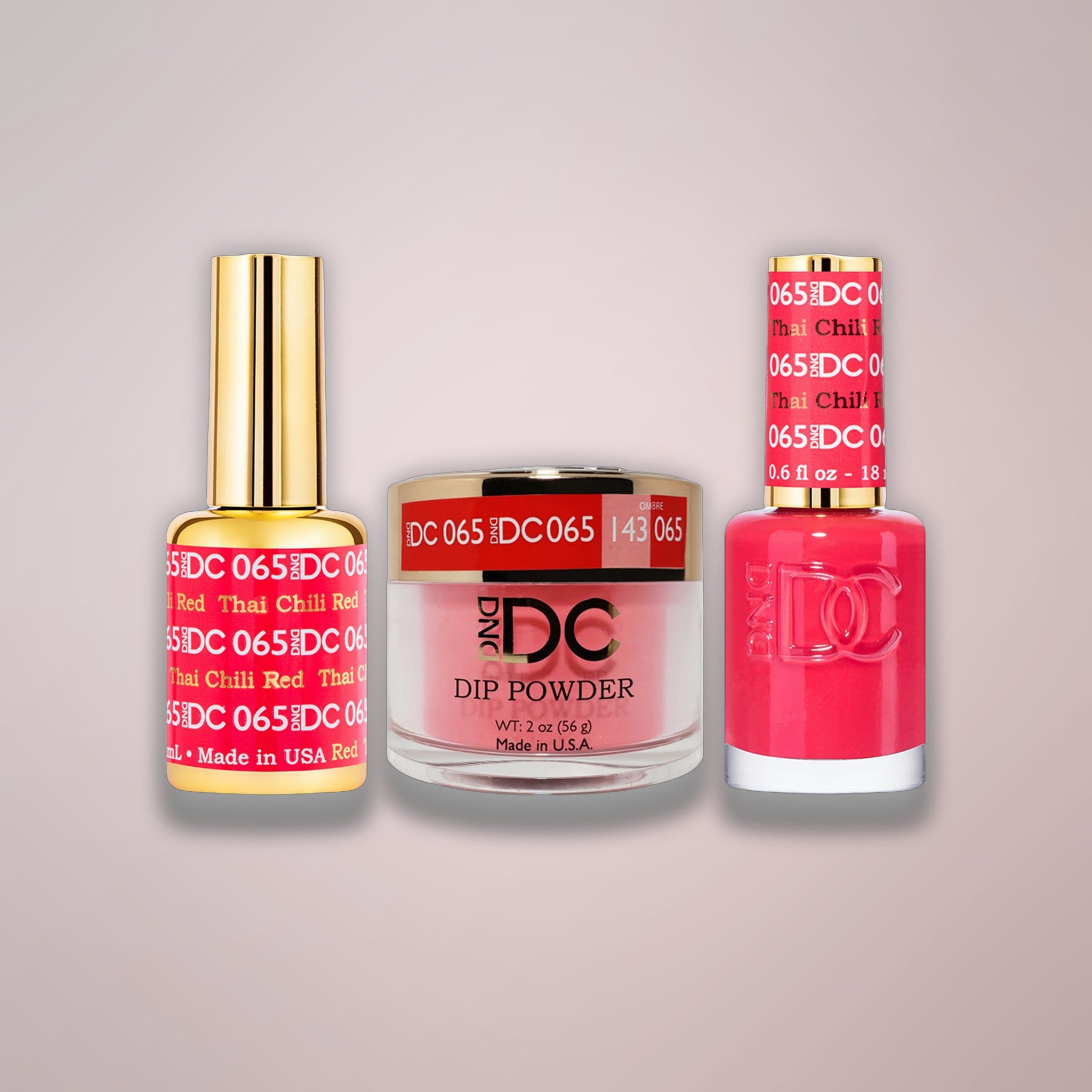 DND DC Trio 065 Thai Chili Red