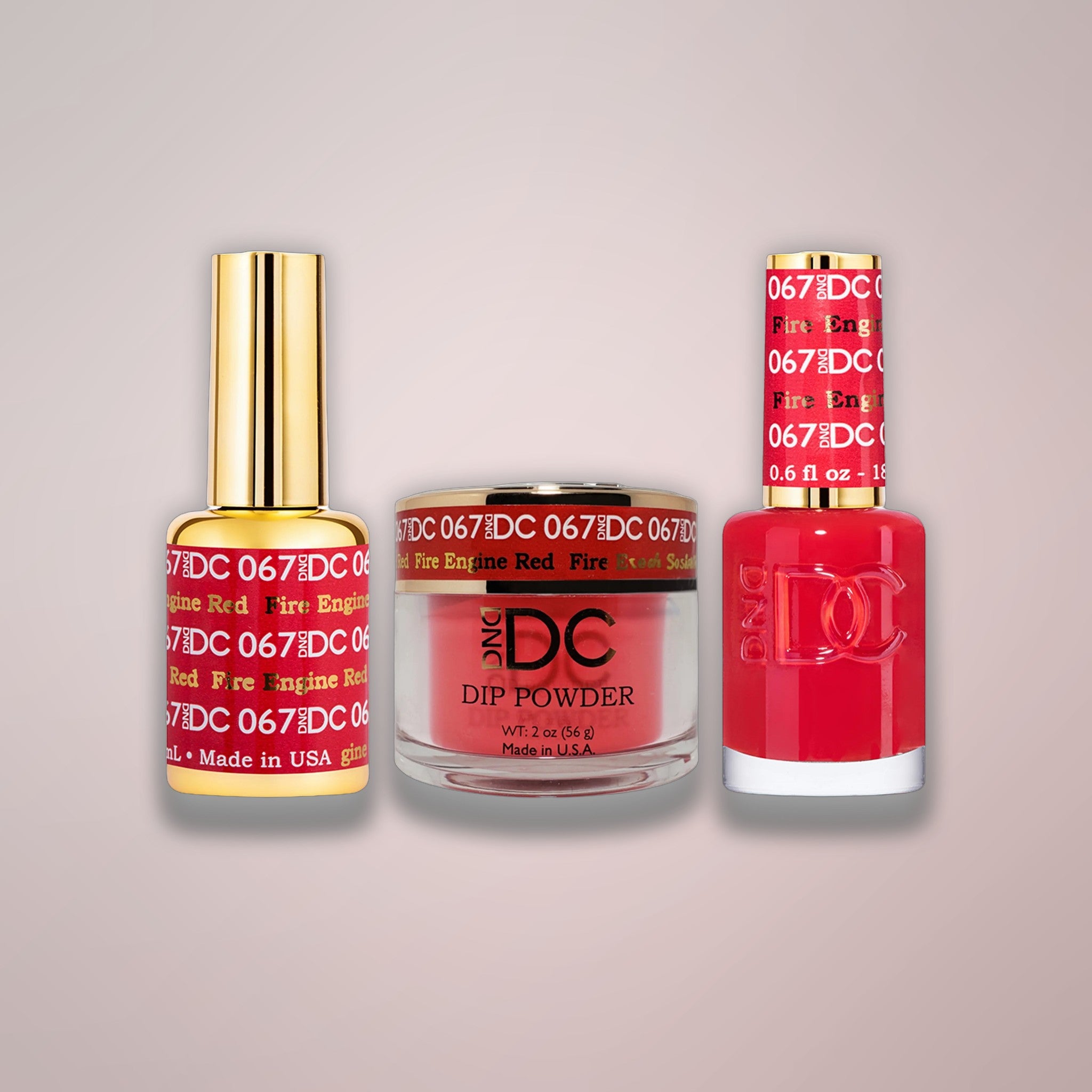 DND DC Trio 067 Fire Engine Red