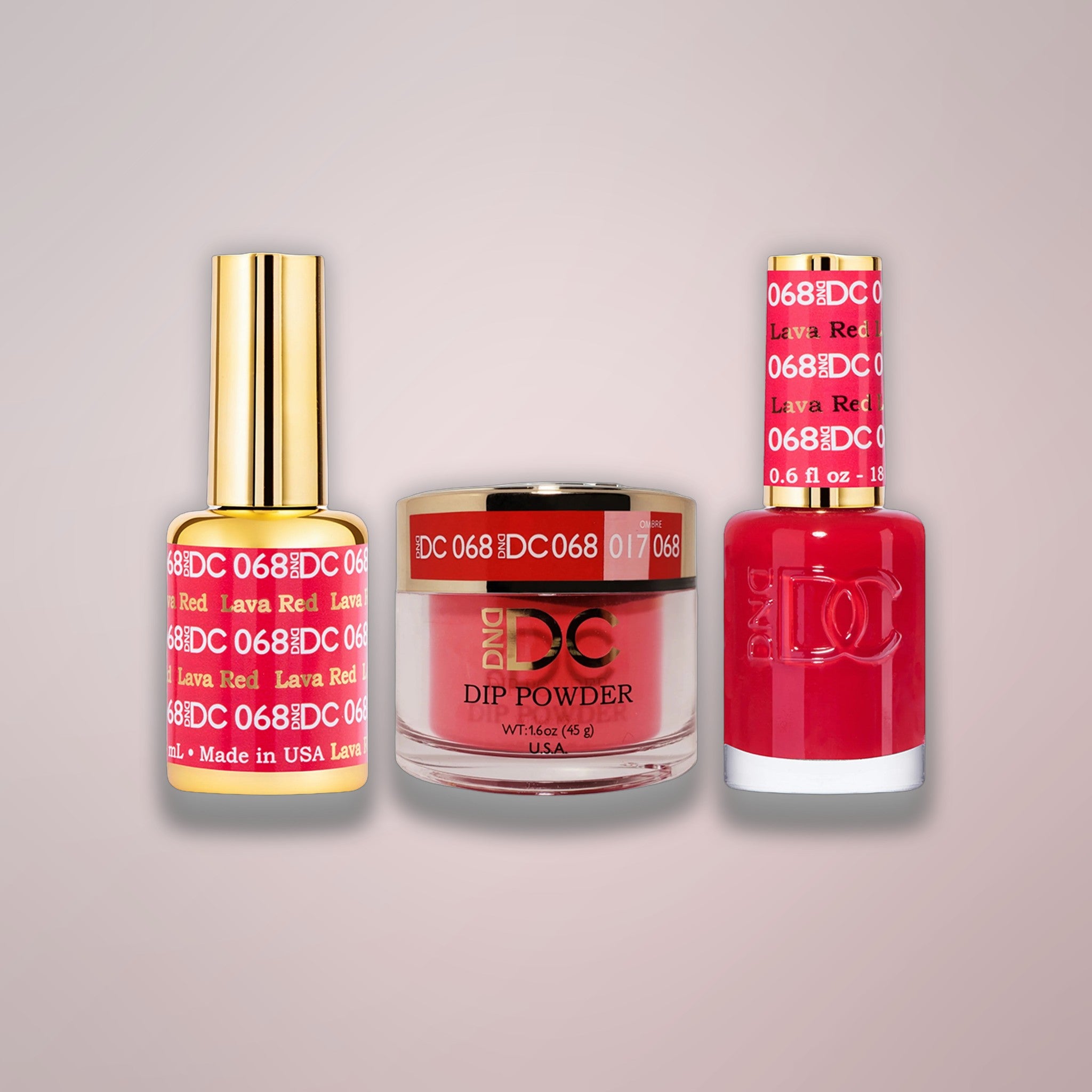 DND DC Trio 068 Lava Red