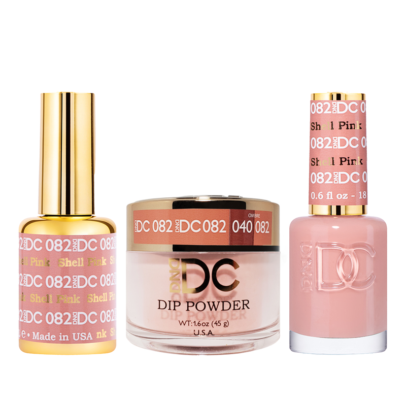 Dnd dc trio 082 shell pink - nail trio