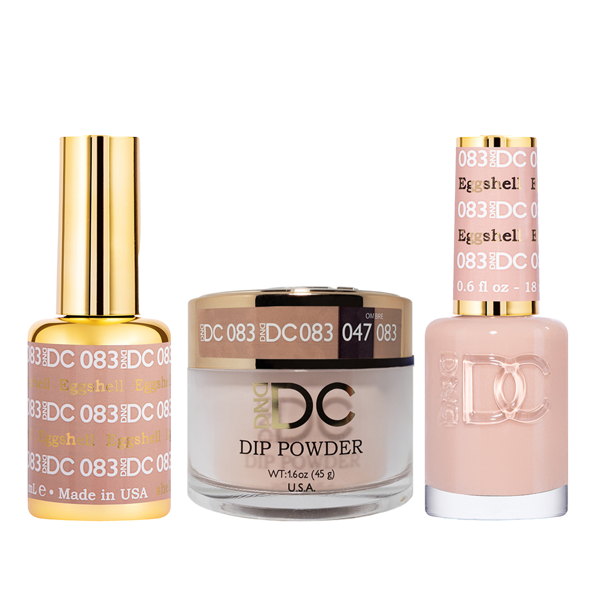 Dnd dc trio 083 eggshell - nail trio