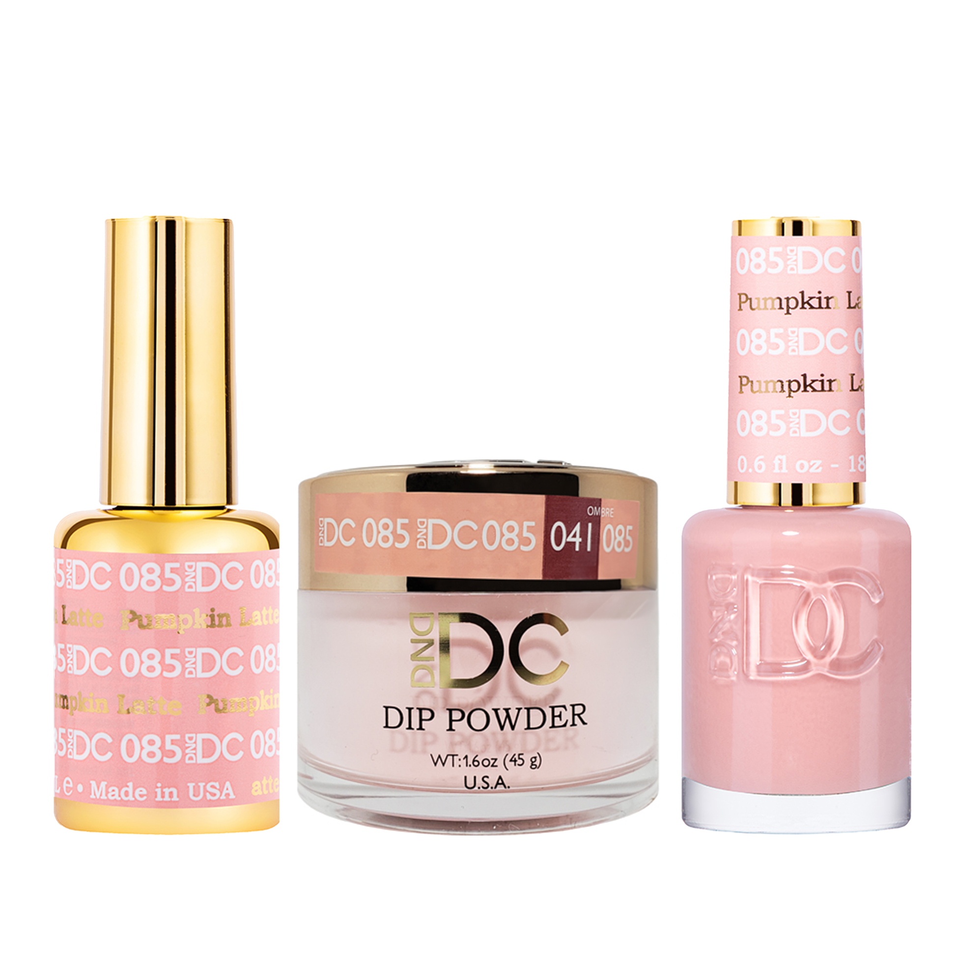 Dnd dc trio 085 pumpkin latte - nail trio