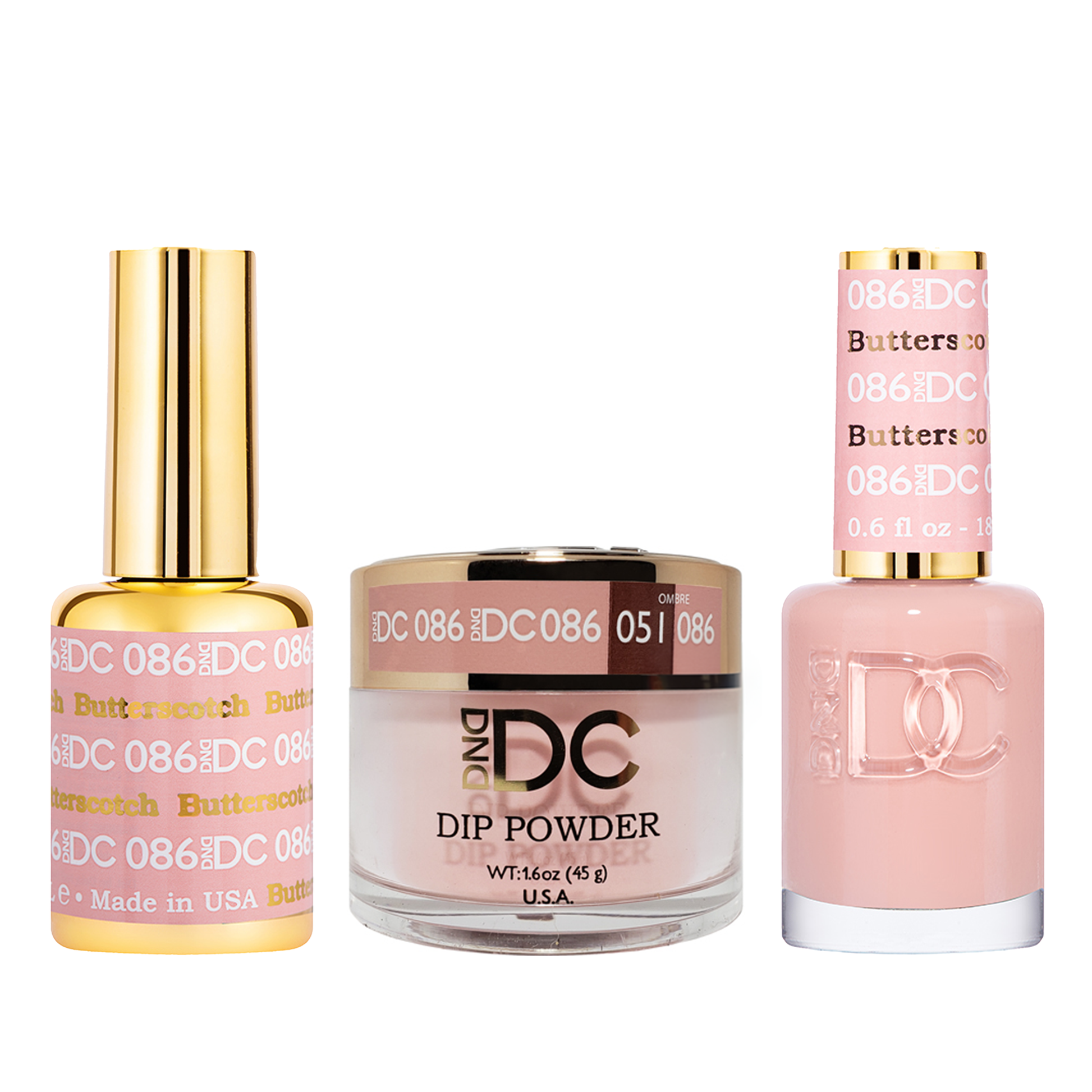 Dnd dc trio 086 butterscotch - nail trio