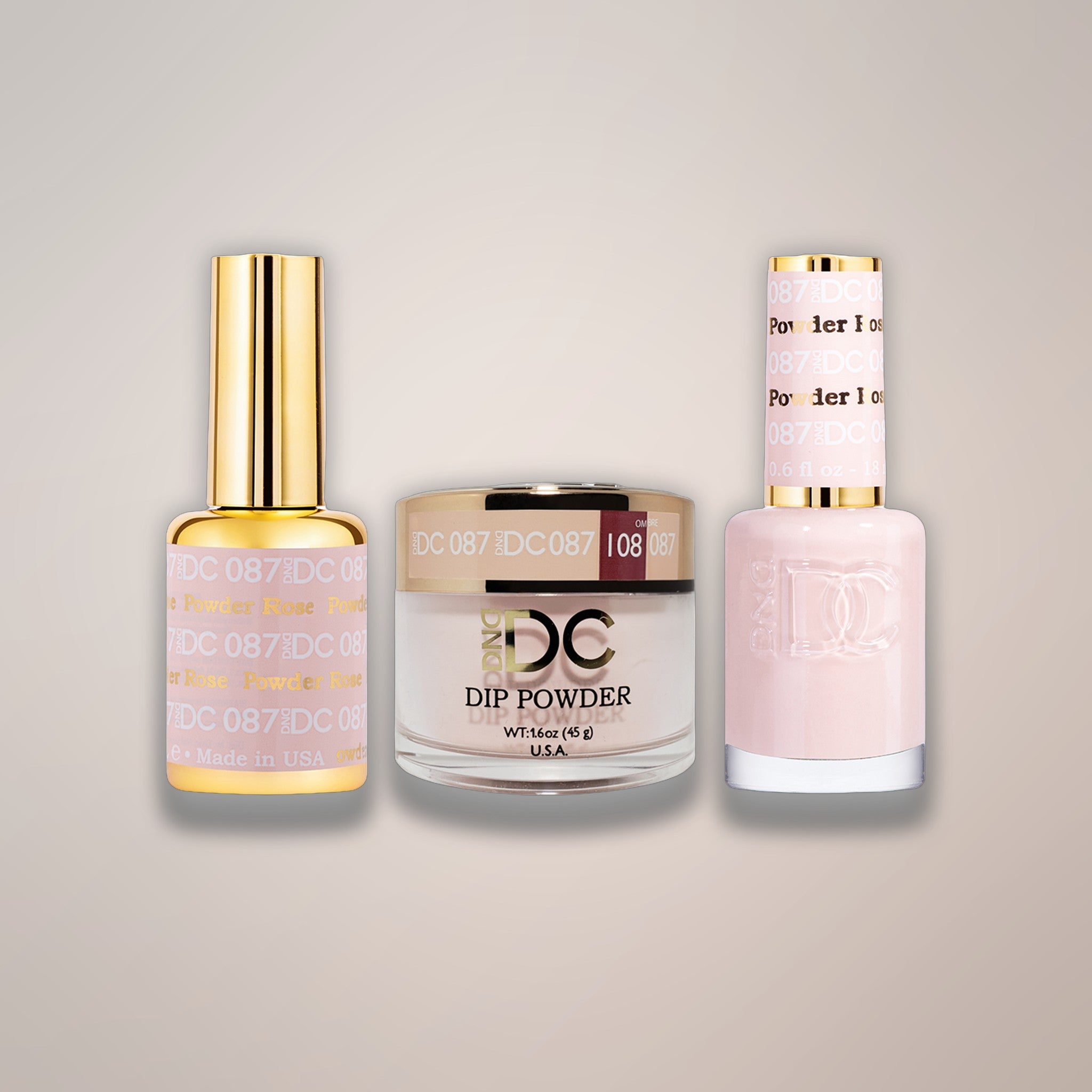 DND DC Trio 087 Rose Powder