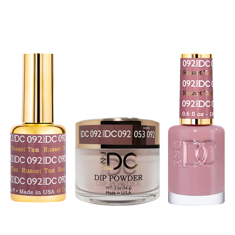 Dnd dc trio 092 russet tan - nail trio