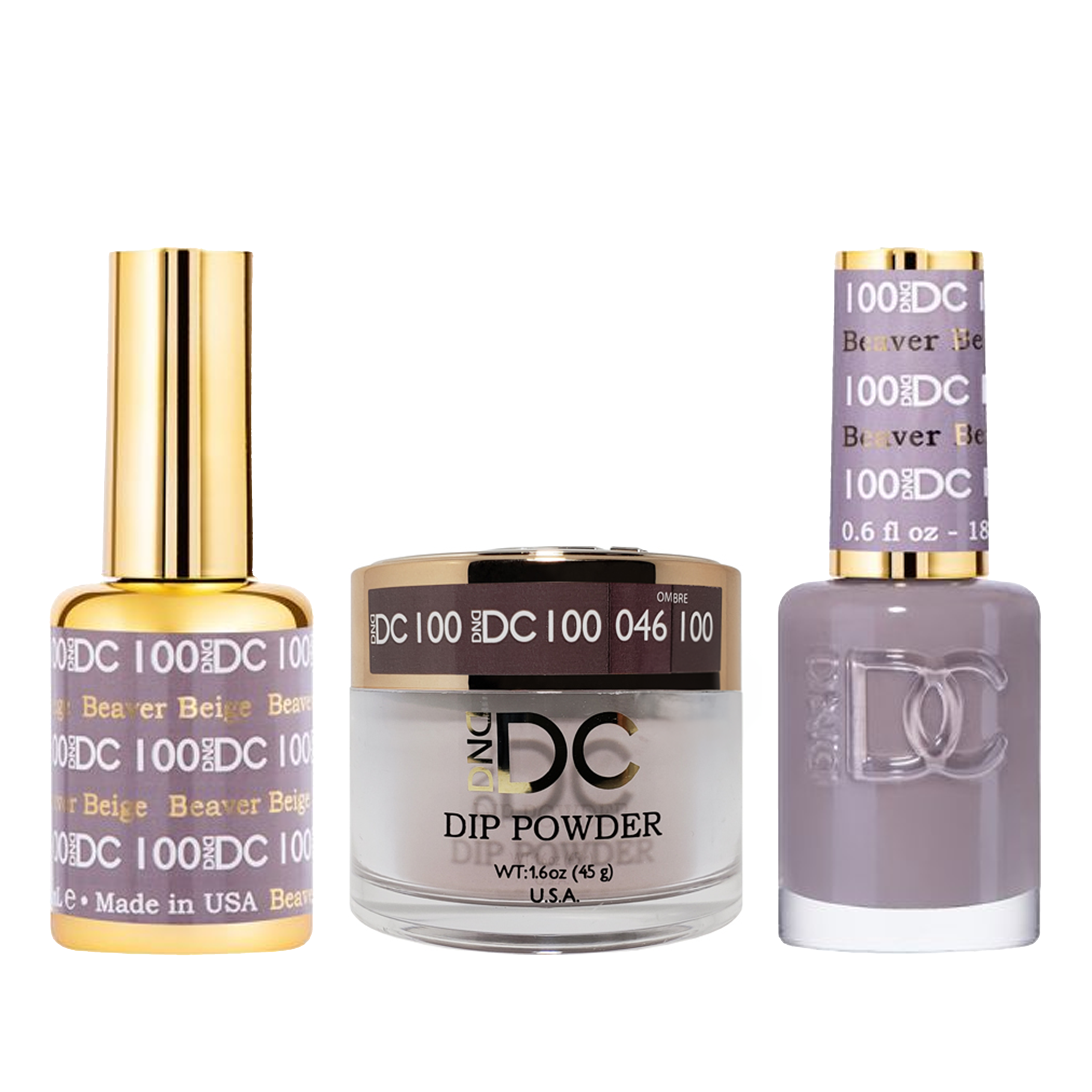 Dnd dc trio 100 beaver beige - nail trio