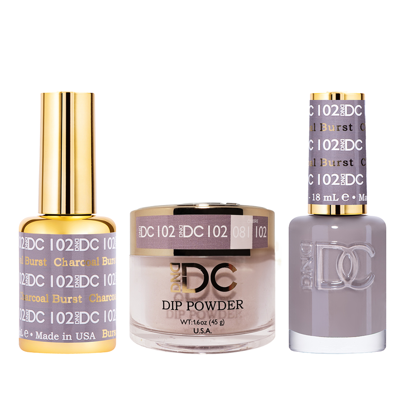 Dnd dc trio 102 charcoal burst - nail trio
