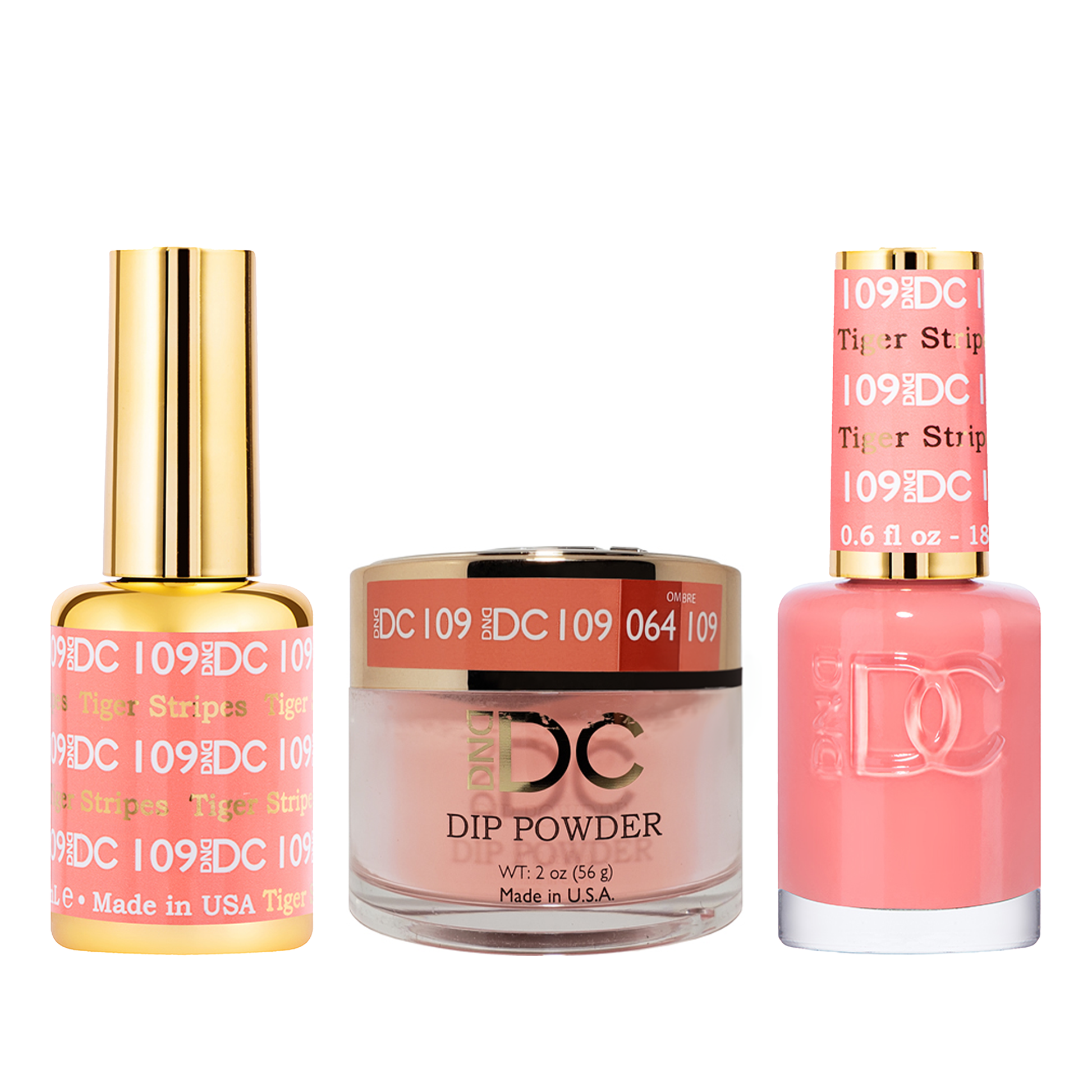 Dnd dc trio 109 tiger stripes - nail trio