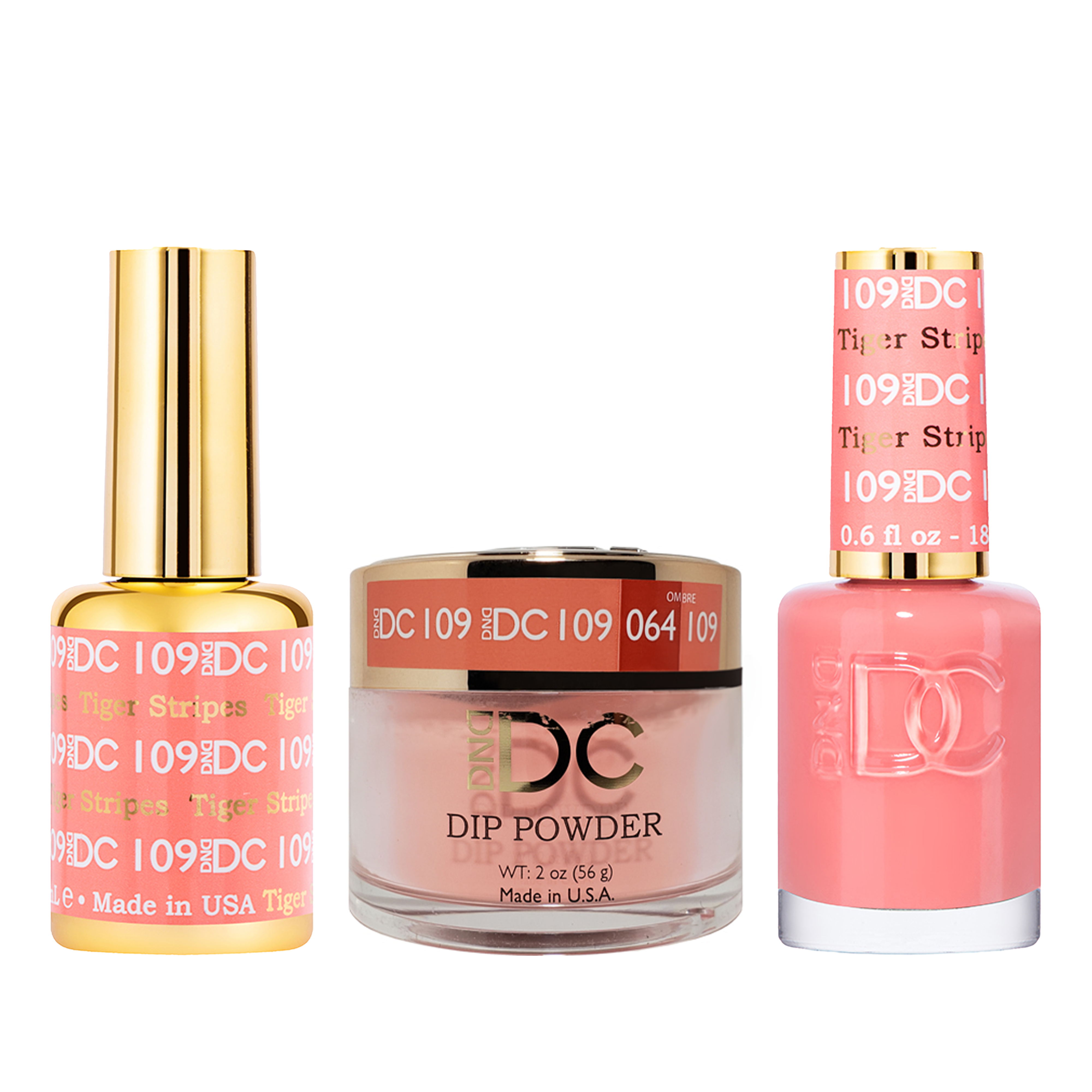 Dnd dc trio 109 tiger stripes - nail trio