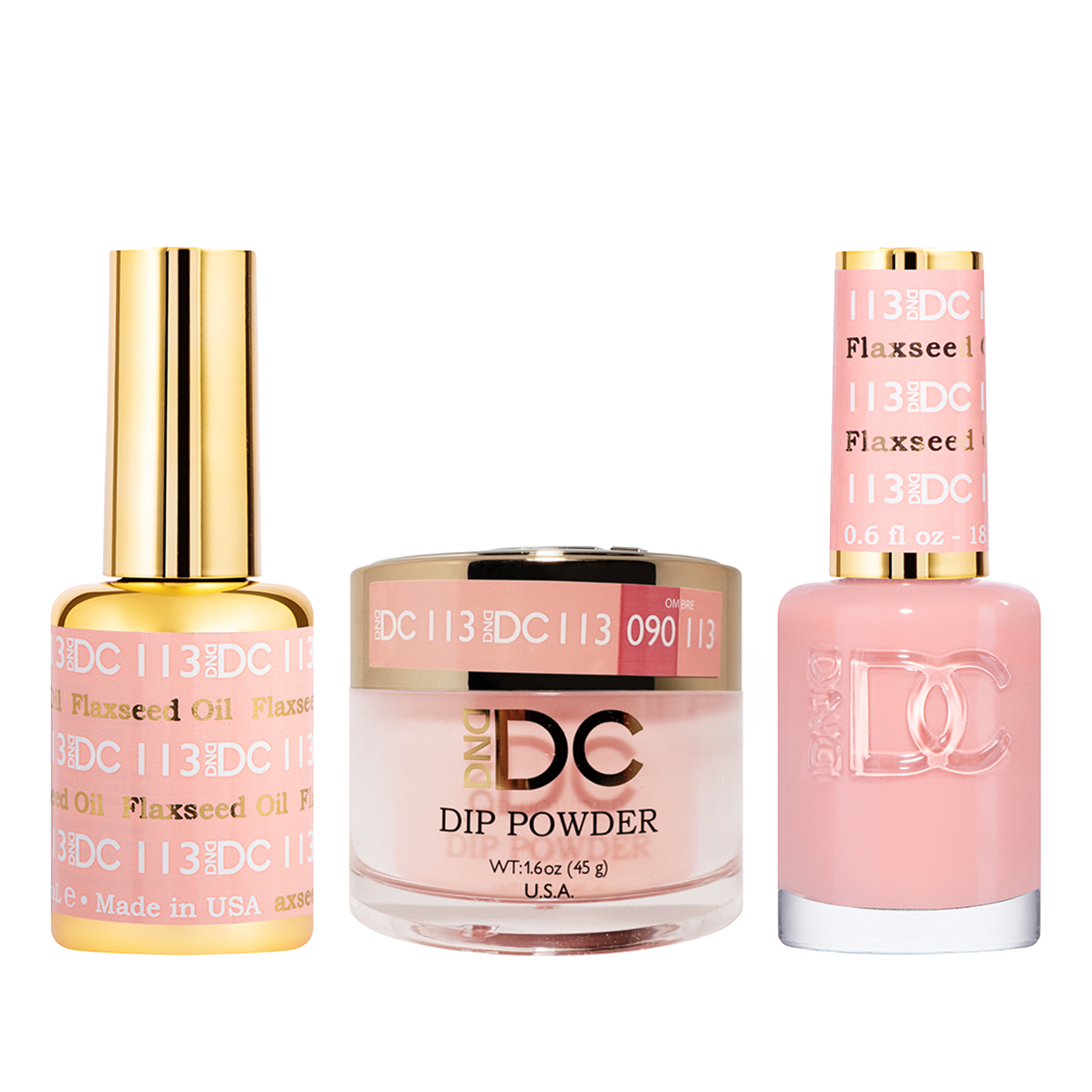 Dnd dc trio 113 flaxseed oil - nail trio